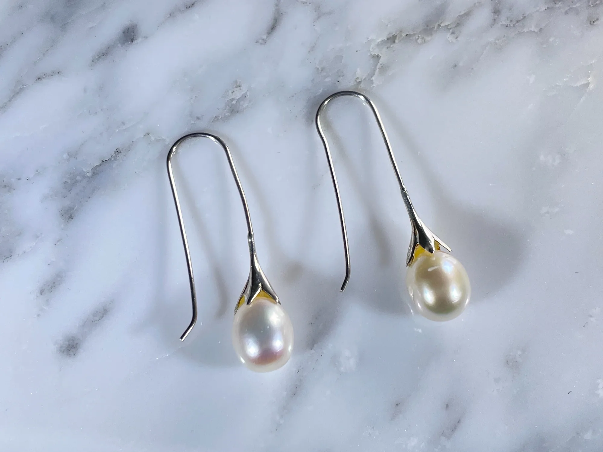 Fresh Water Pearl Earrings view 2
