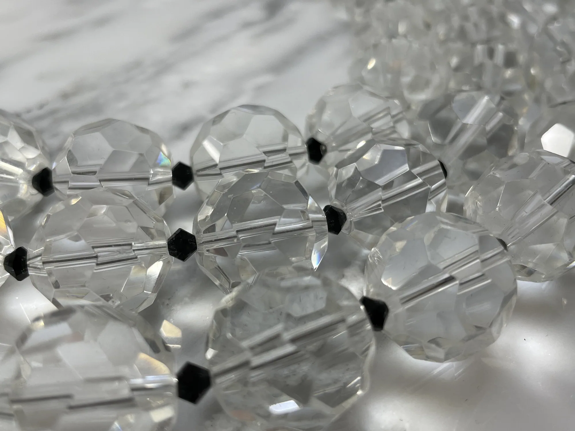 Chunky Crystal Necklace view 2