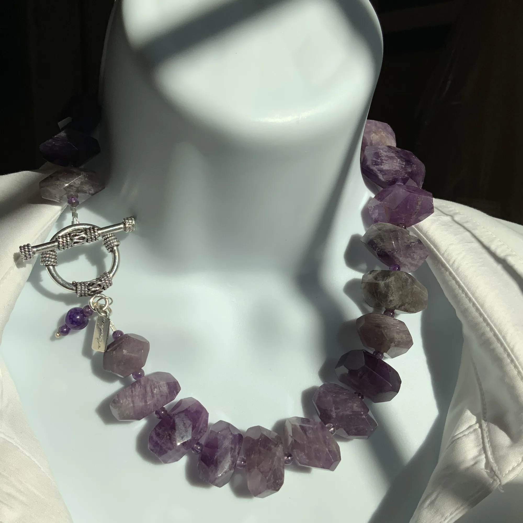Amethyst Necklace view 2