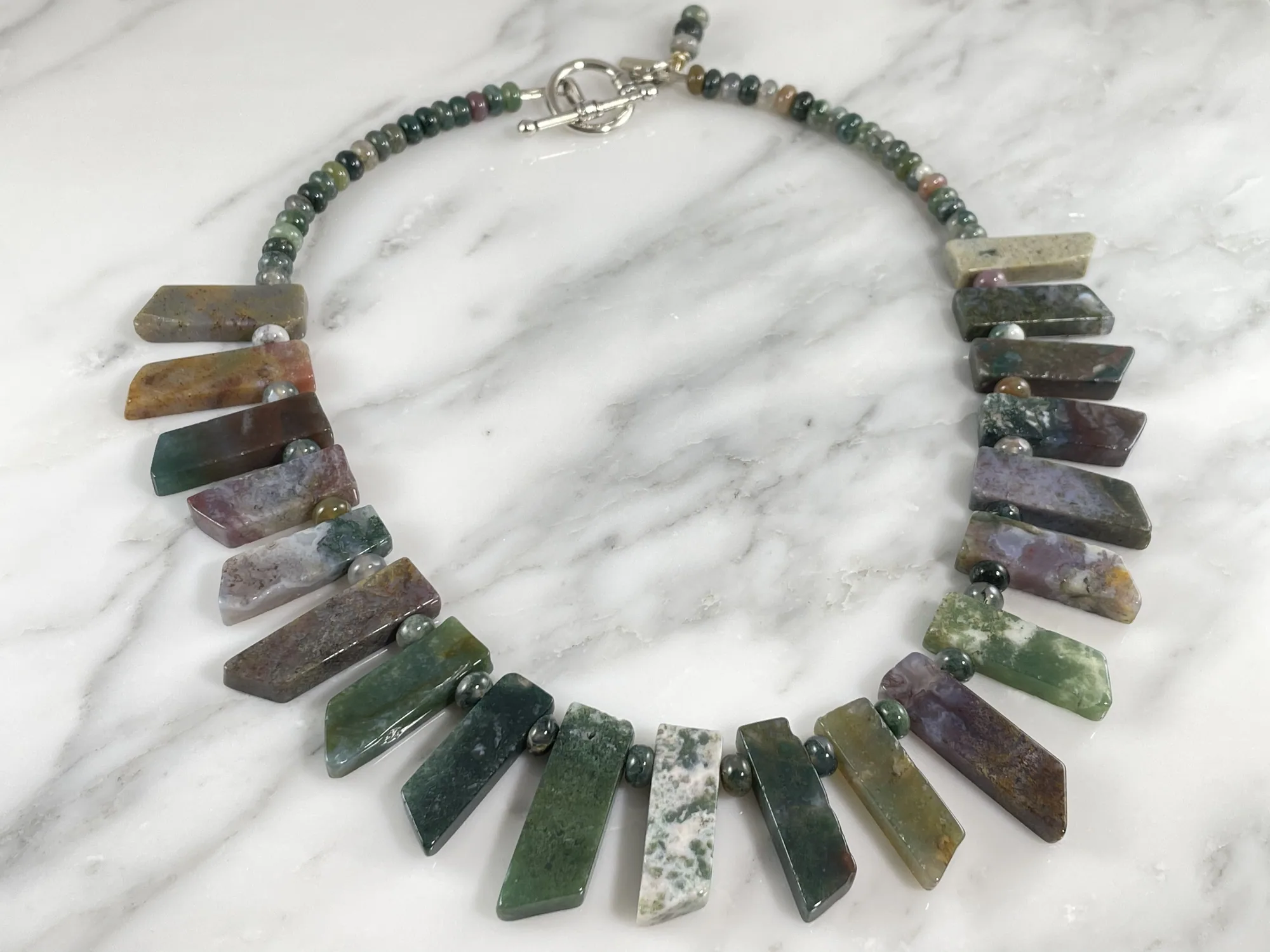 Moss Agate Necklace