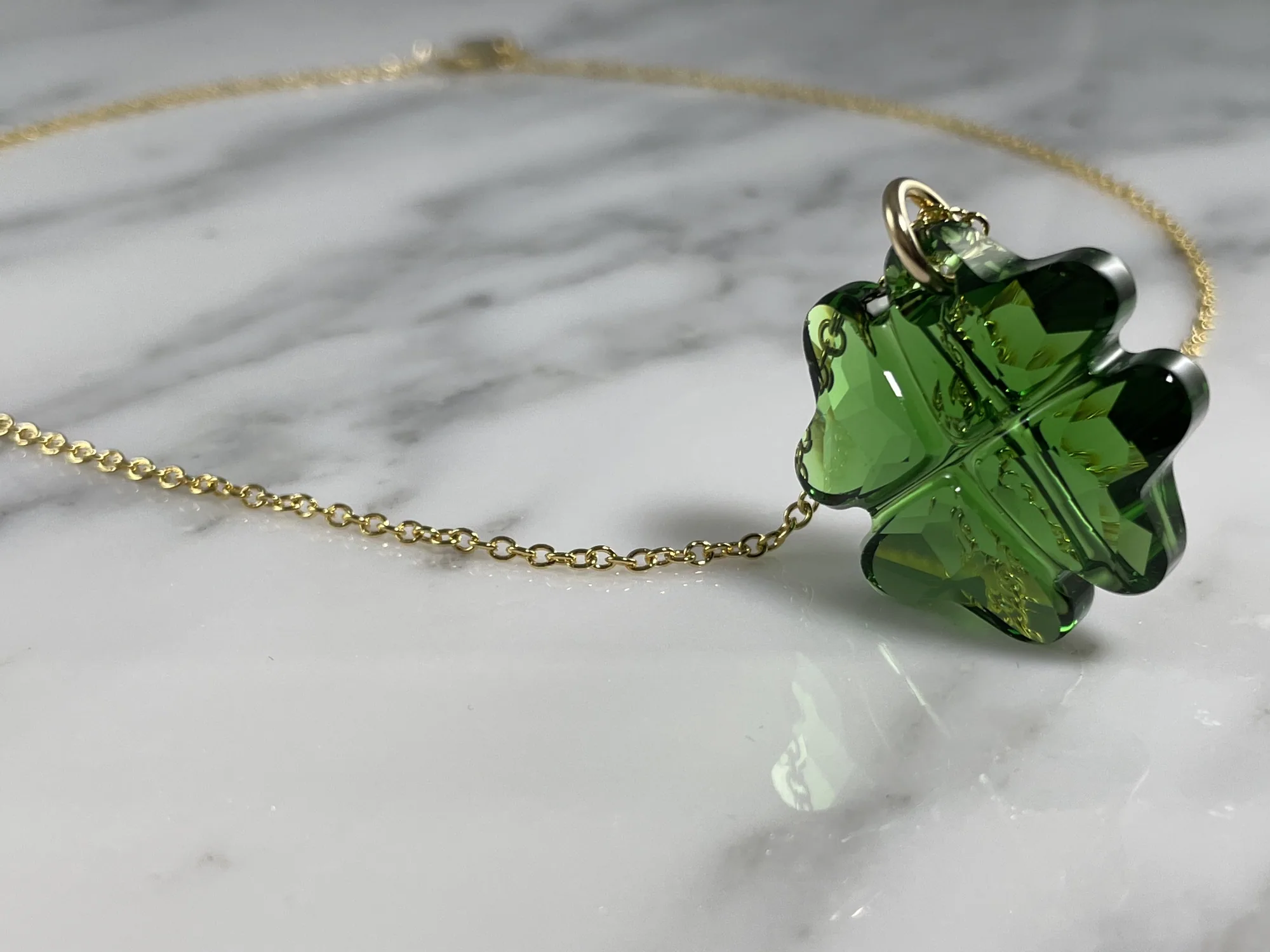 Swarovski Lucky Clover  Necklace view 2