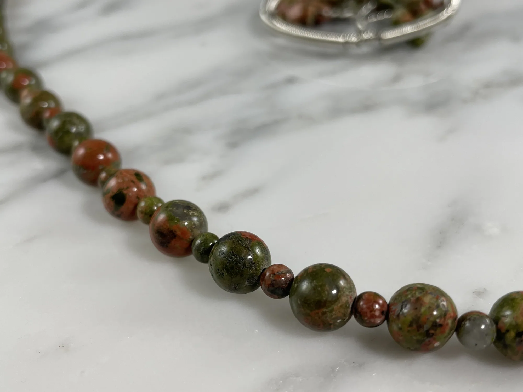 Unakite Tree of Life Necklace view 2