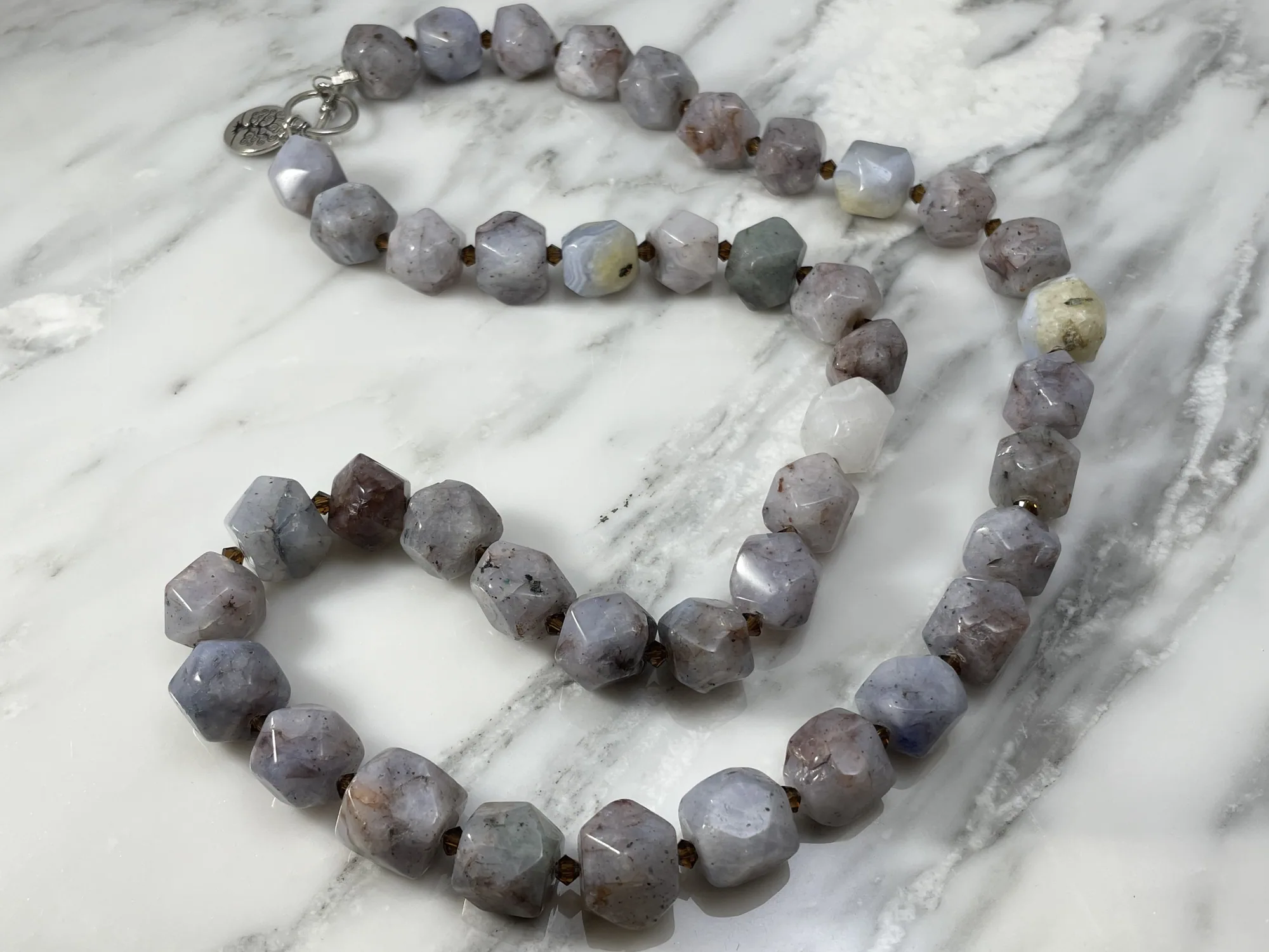 Crazy Lace Agate Necklace
