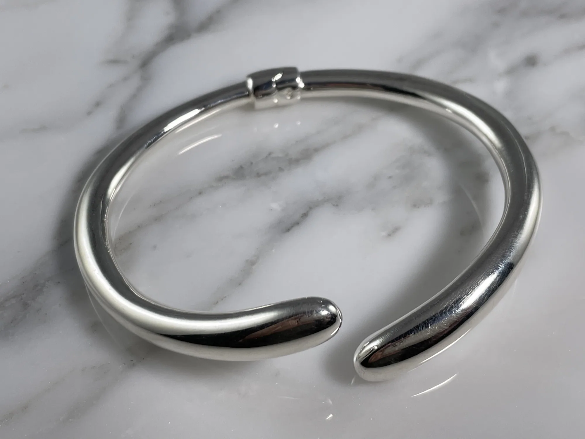 Hinged Electroform Bangle Bracelet view 2