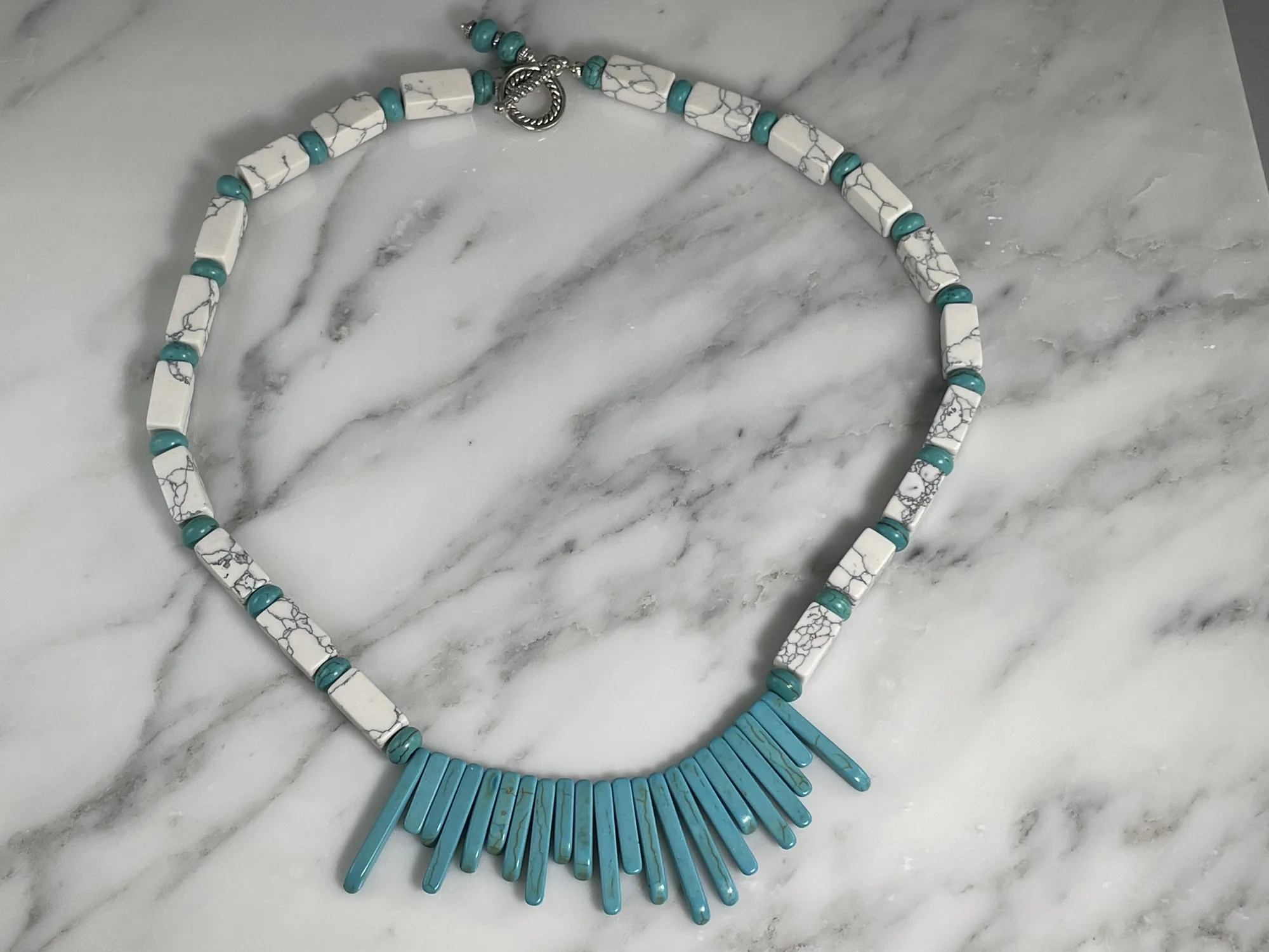 Howlite Bohemian Necklace