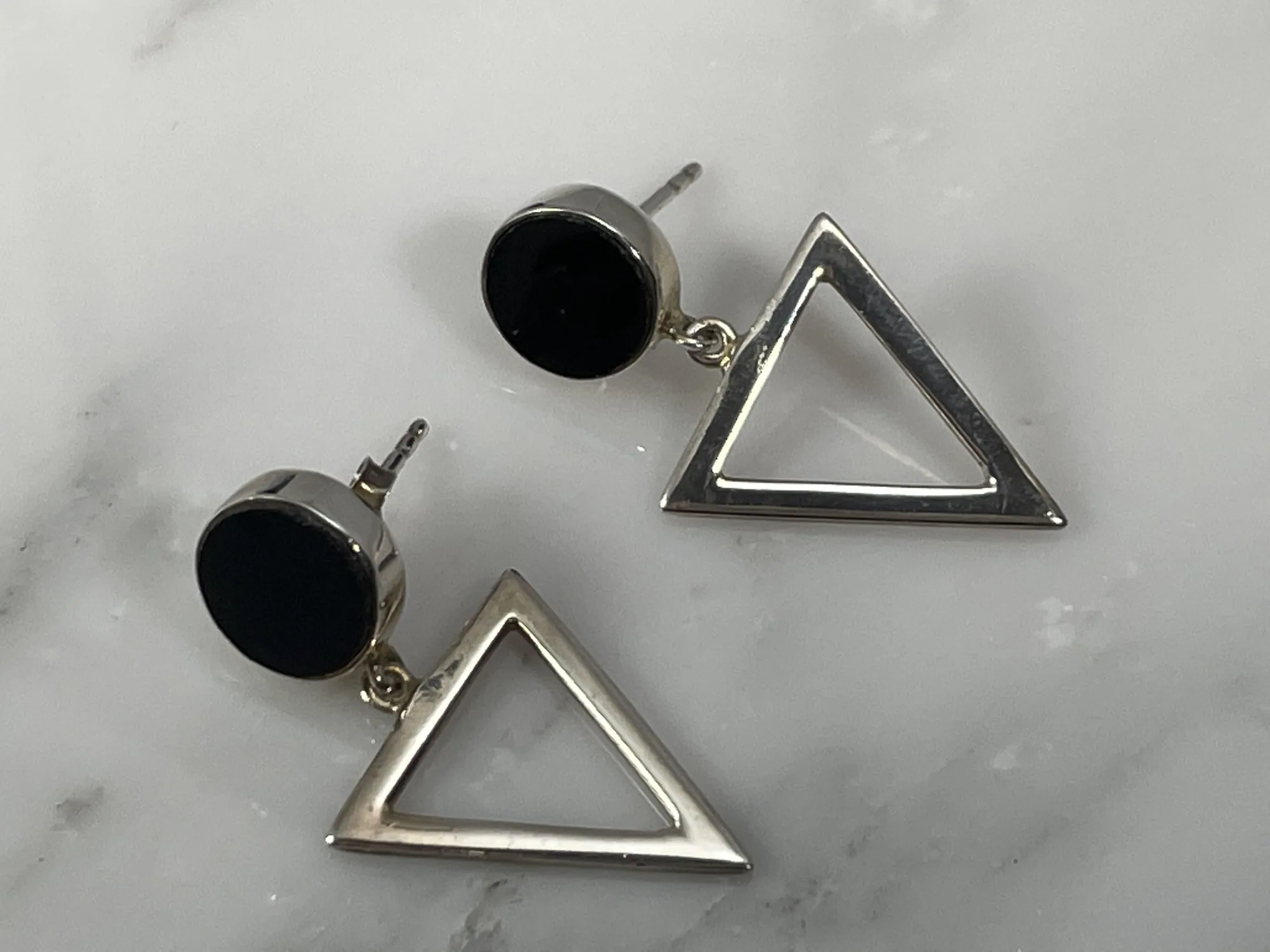 Black Onyx Earrings view 2