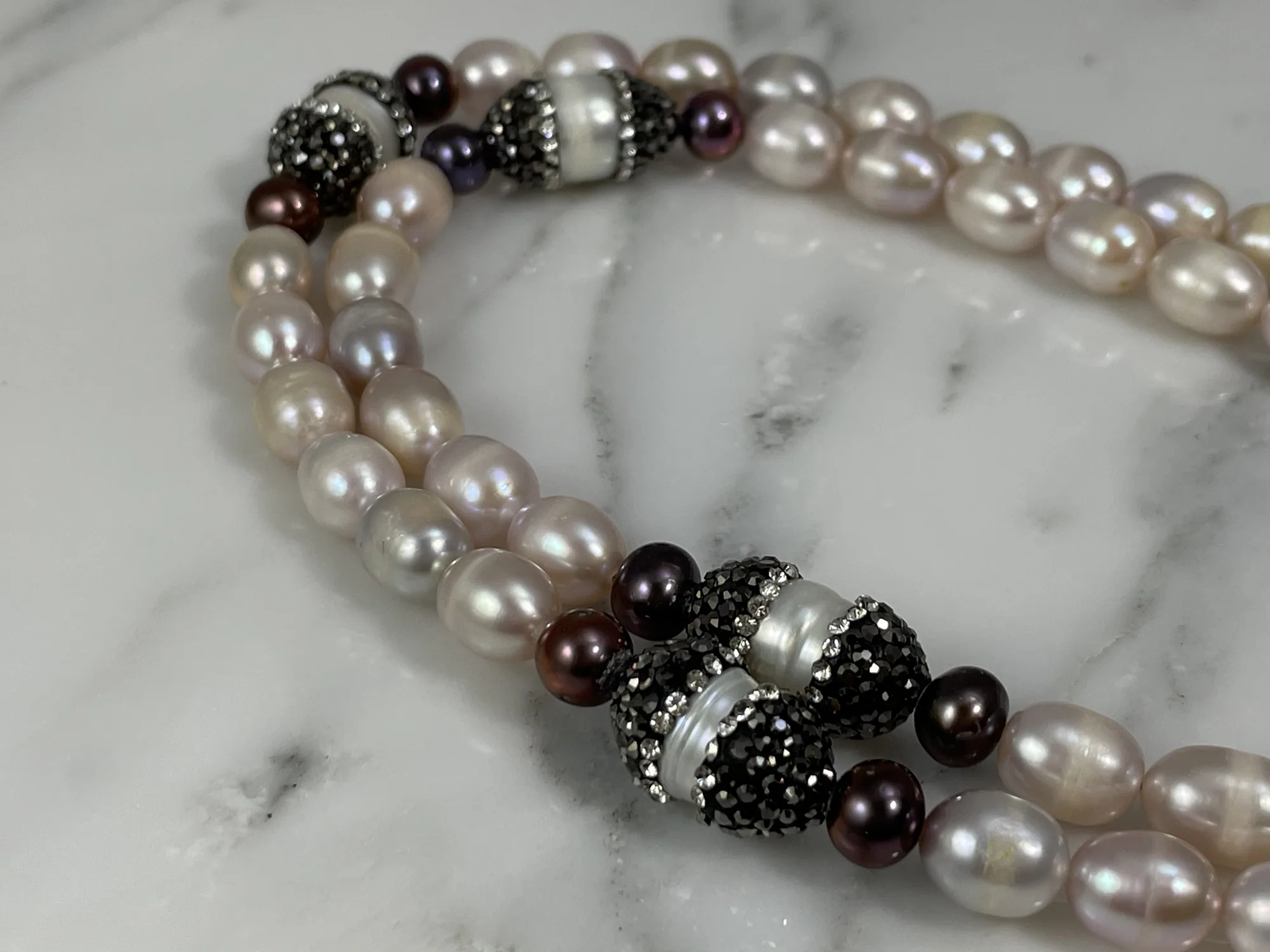 Fresh Water Pearl Tassel Necklace view 2