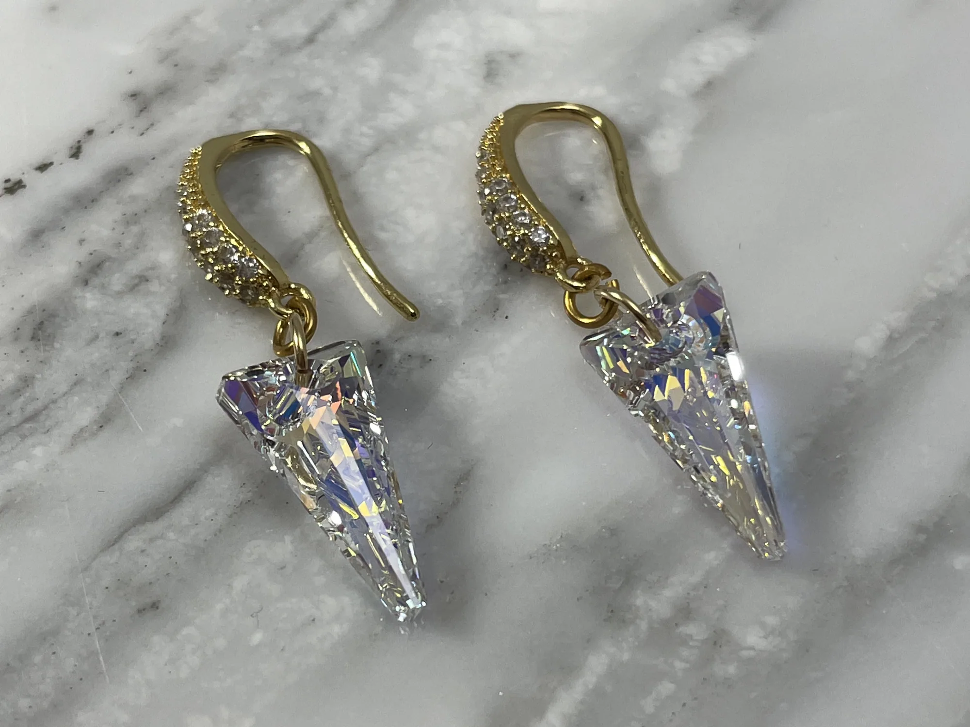 Swarovski Spike Earrings view 2