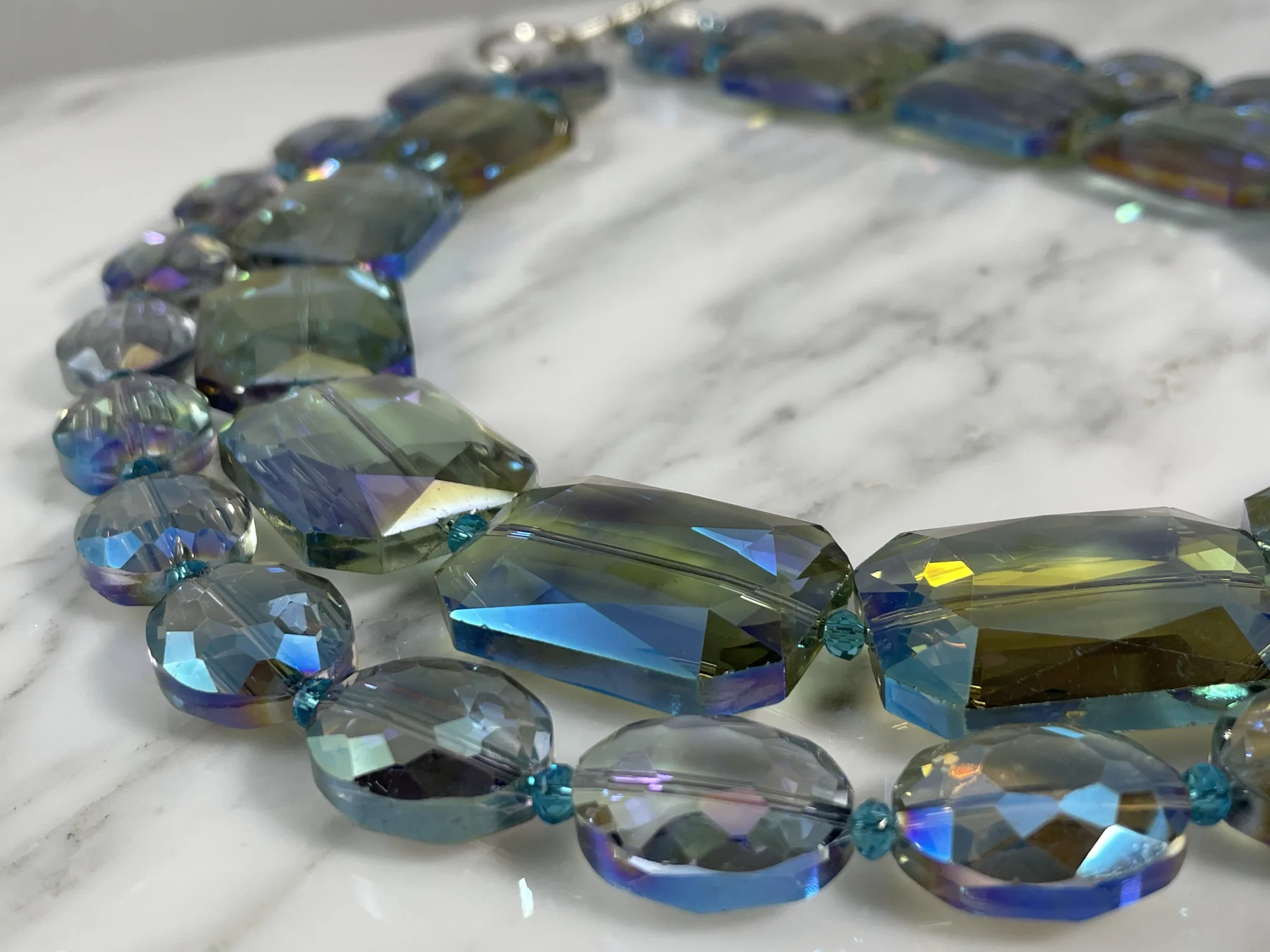 AB Crystal Necklace view 2