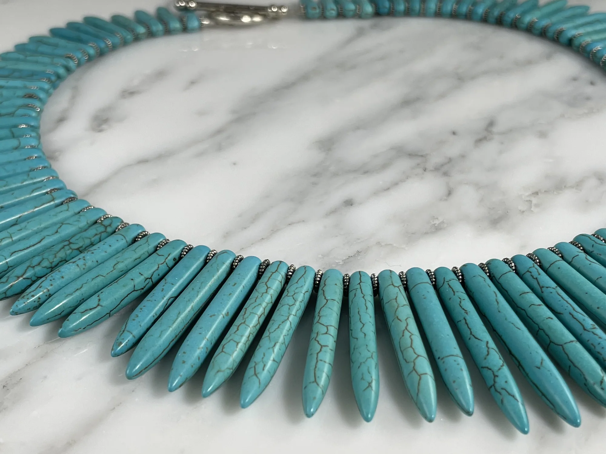 Howlite Bohemian Necklace