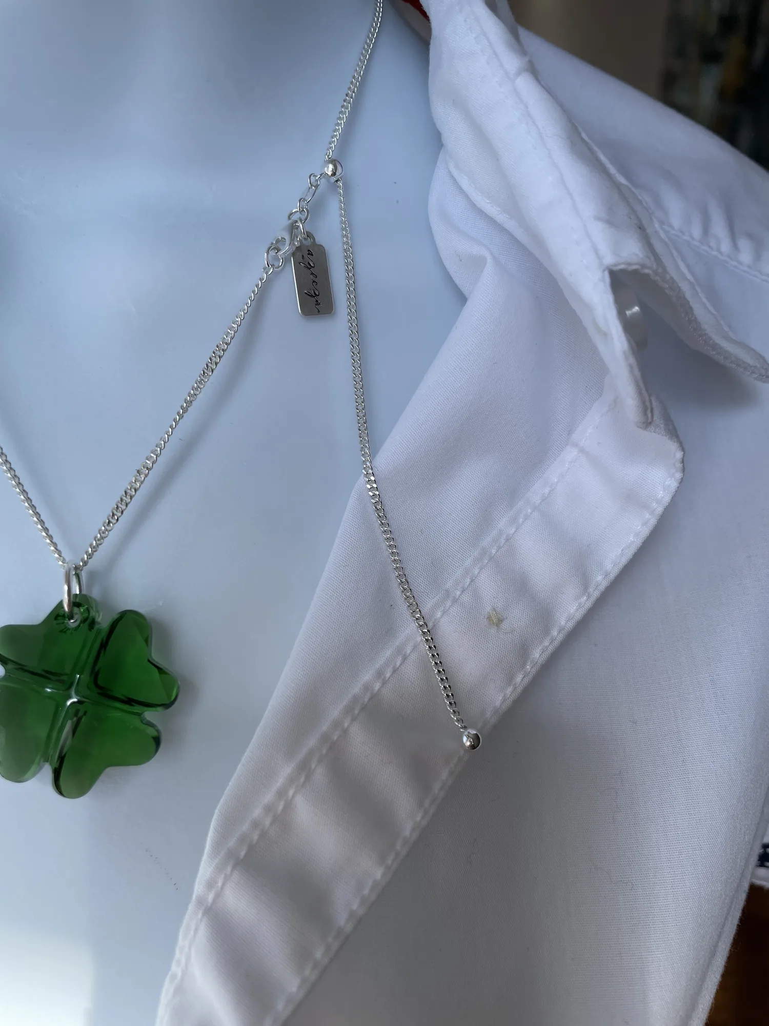 Swarovski Lucky Clover Necklace view 2