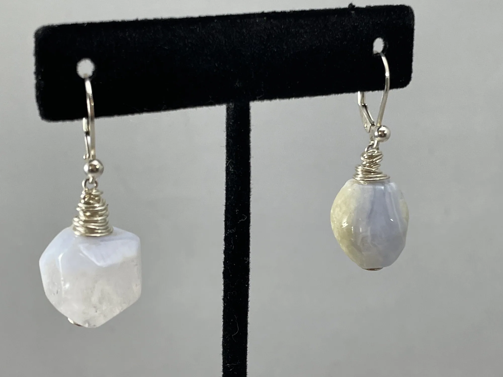 Lace Agate Earrings