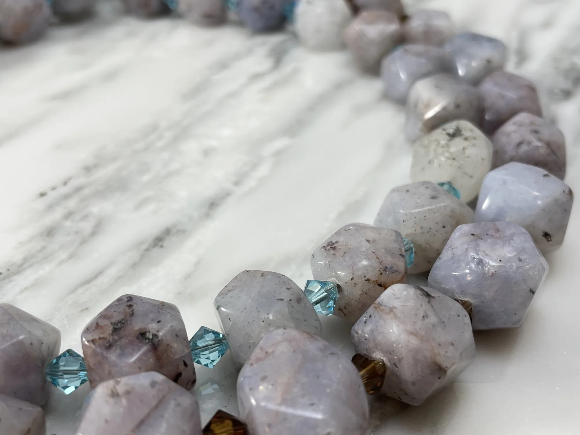 Crazy Lace Agate Necklace view 2