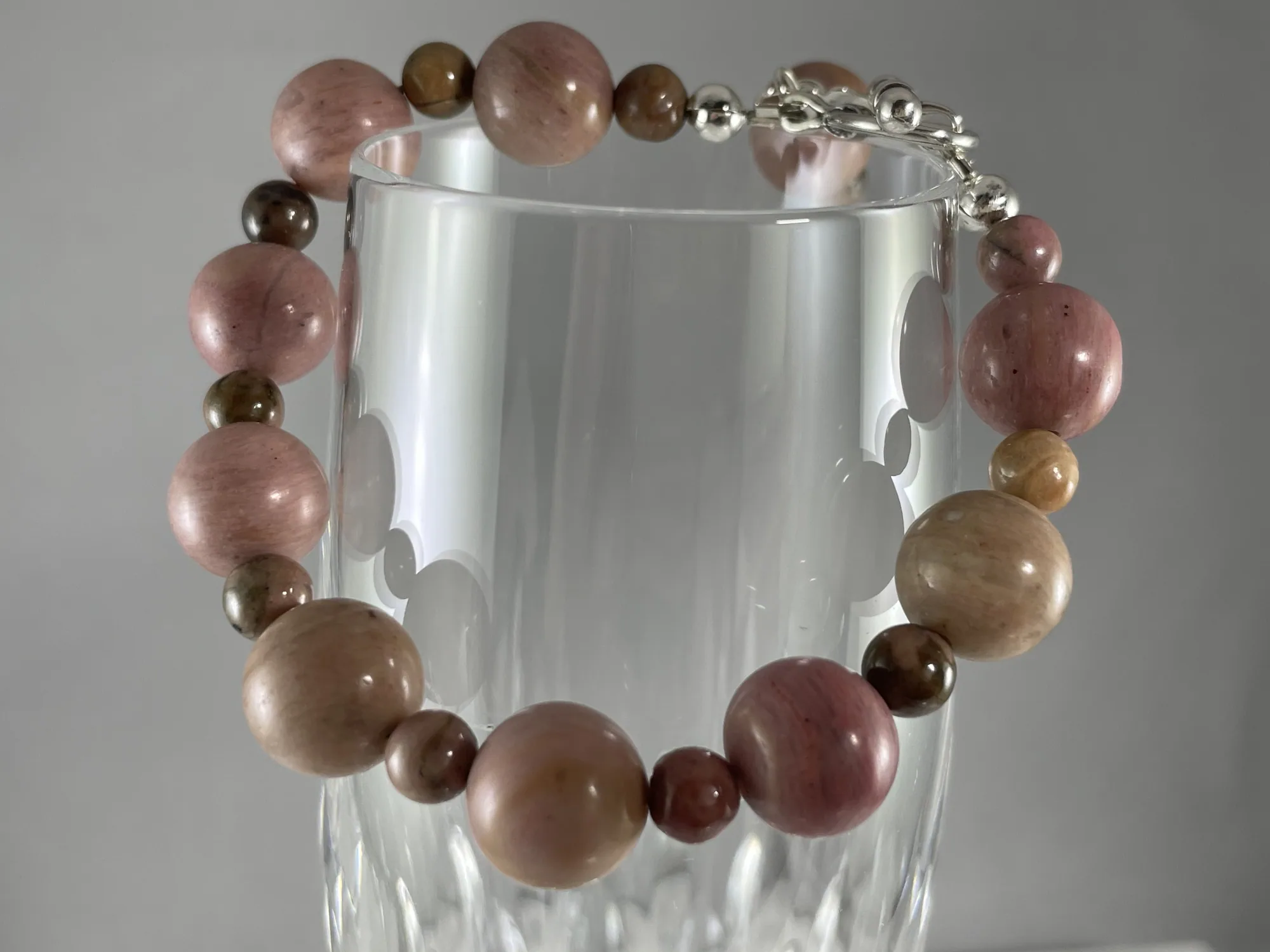 Rhodonite Bracelet view 2
