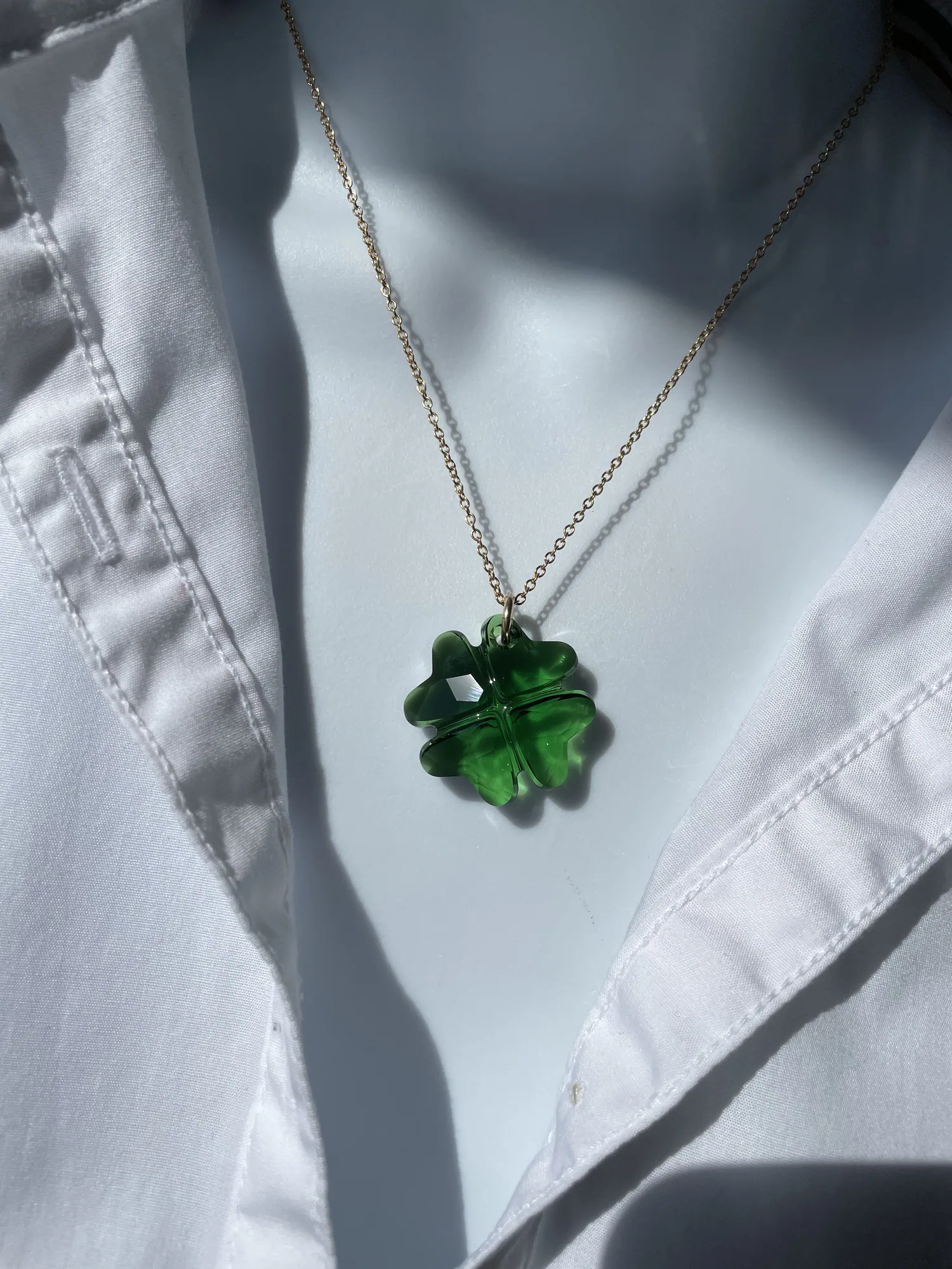 Swarovski Lucky Clover  Necklace