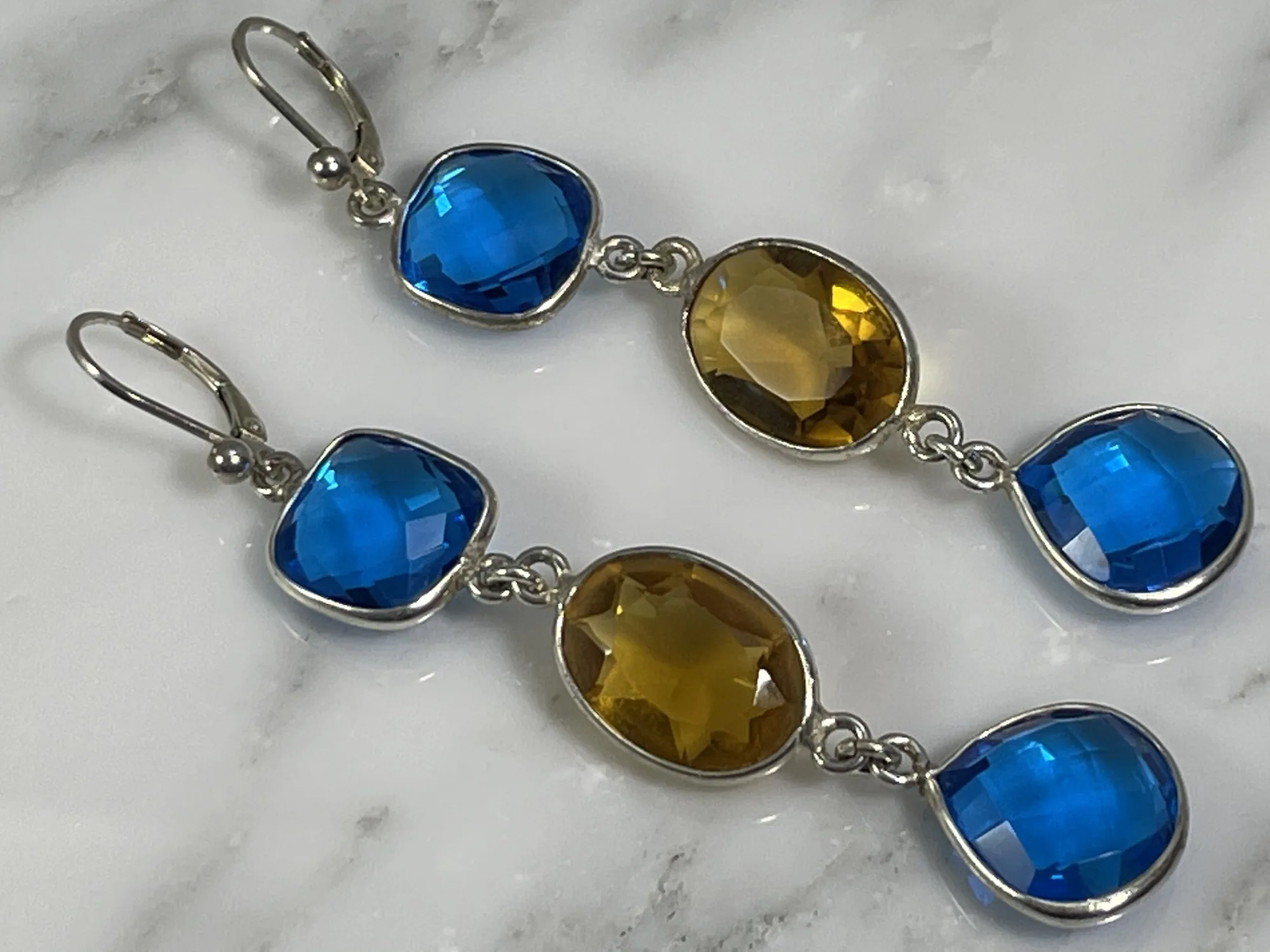 Topaz Earrings view 2