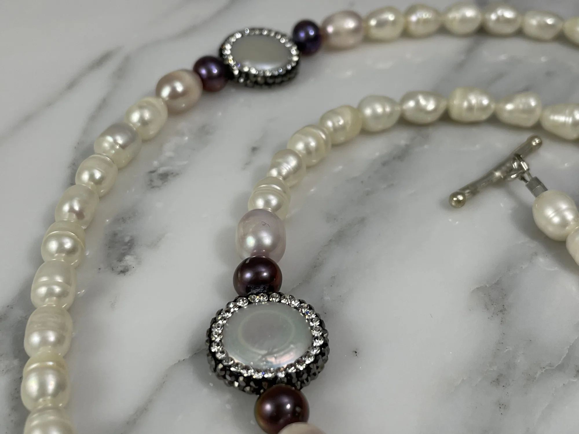 Fresh Water Pearl Tassel Necklace view 2