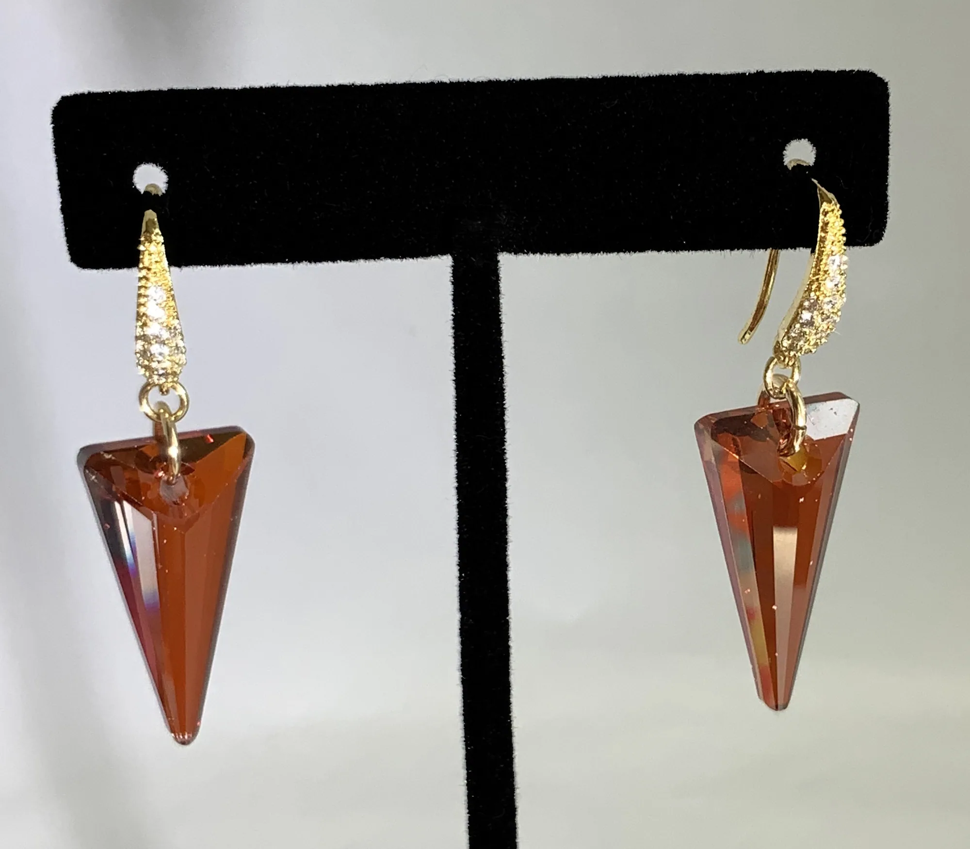 Swarovski Spike Earrings