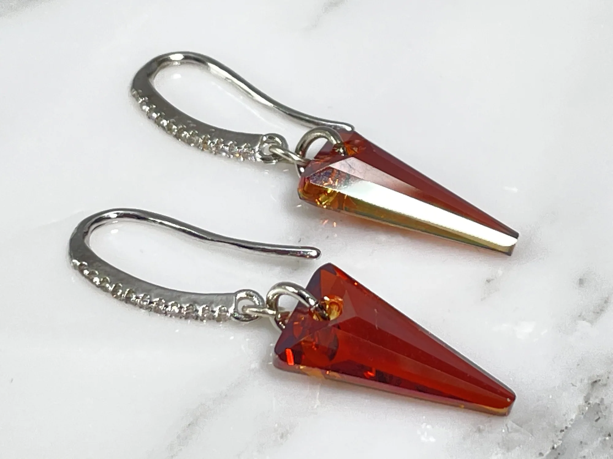 Swarovski Spike Earrings view 2