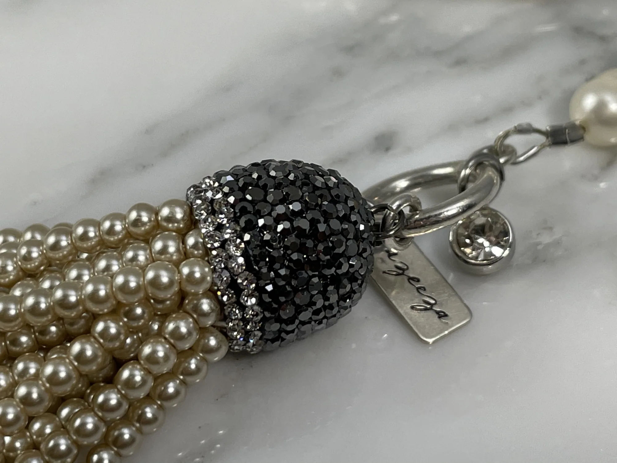 Fresh Water Pearl Tassel Necklace view 3