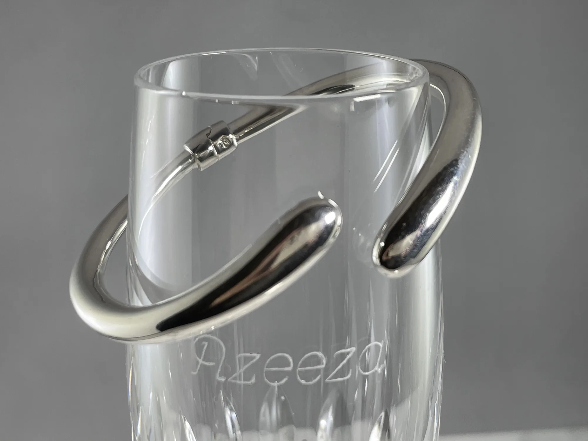 Hinged Electroform Bangle Bracelet