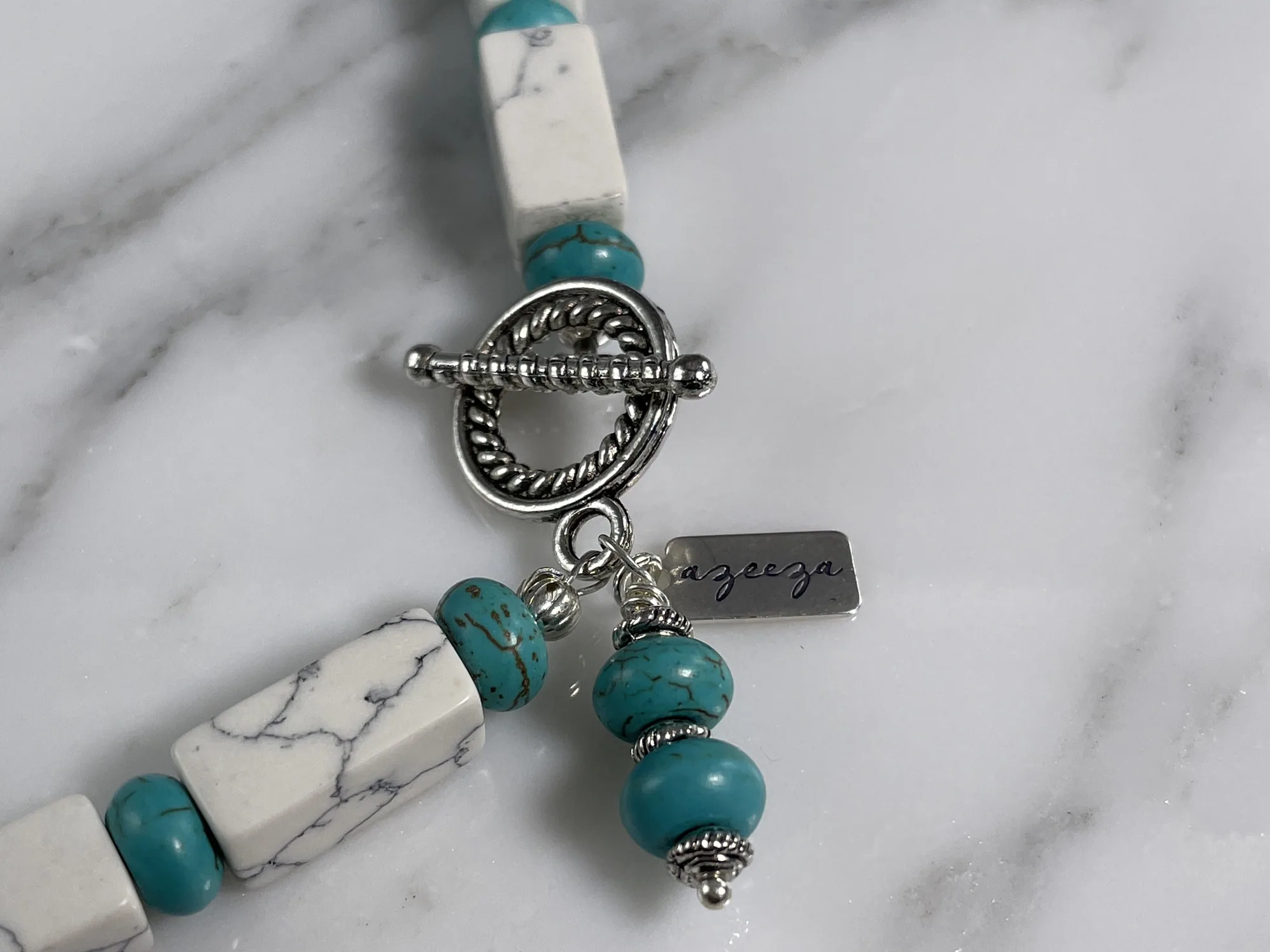 Howlite Bohemian Necklace view 3