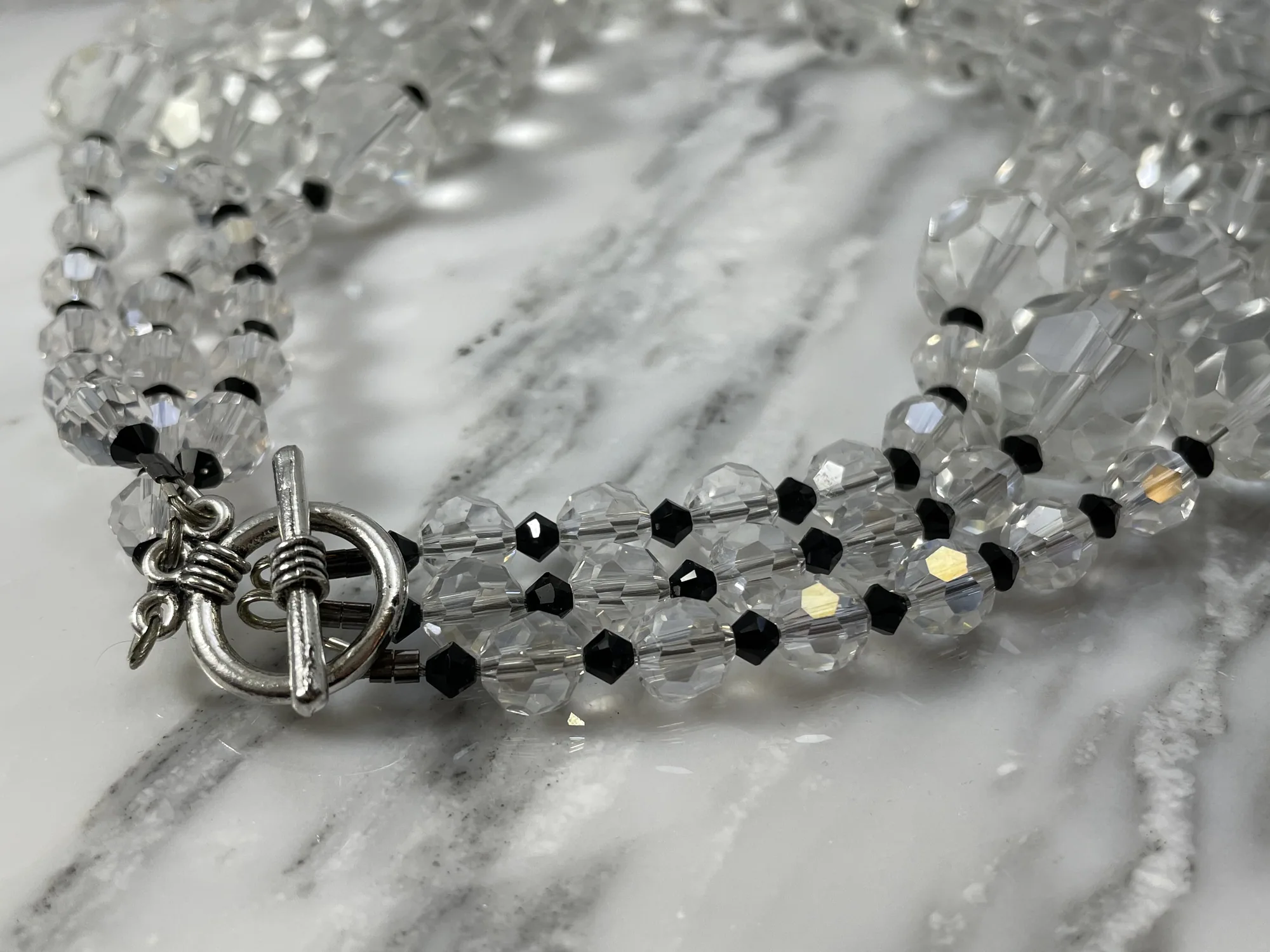 Chunky Crystal Necklace view 3