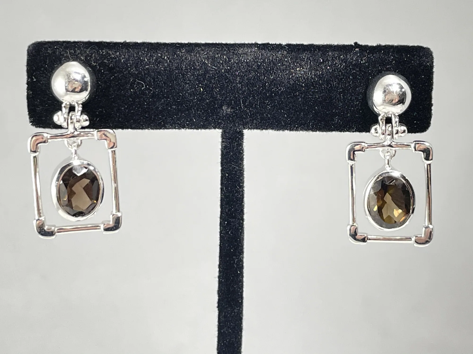 Smoky Quartz Earrings