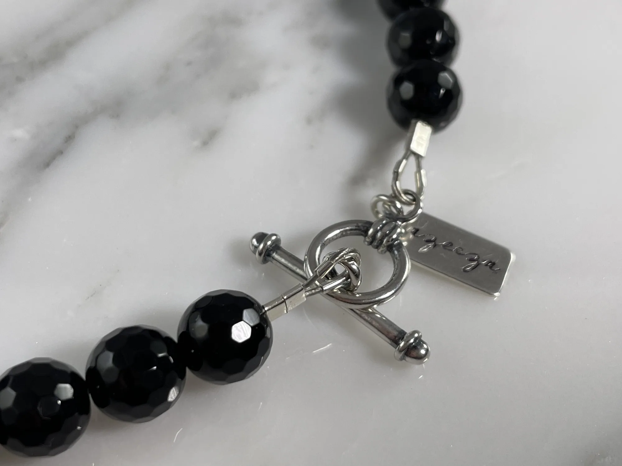 Black Onyx Necklace view 3