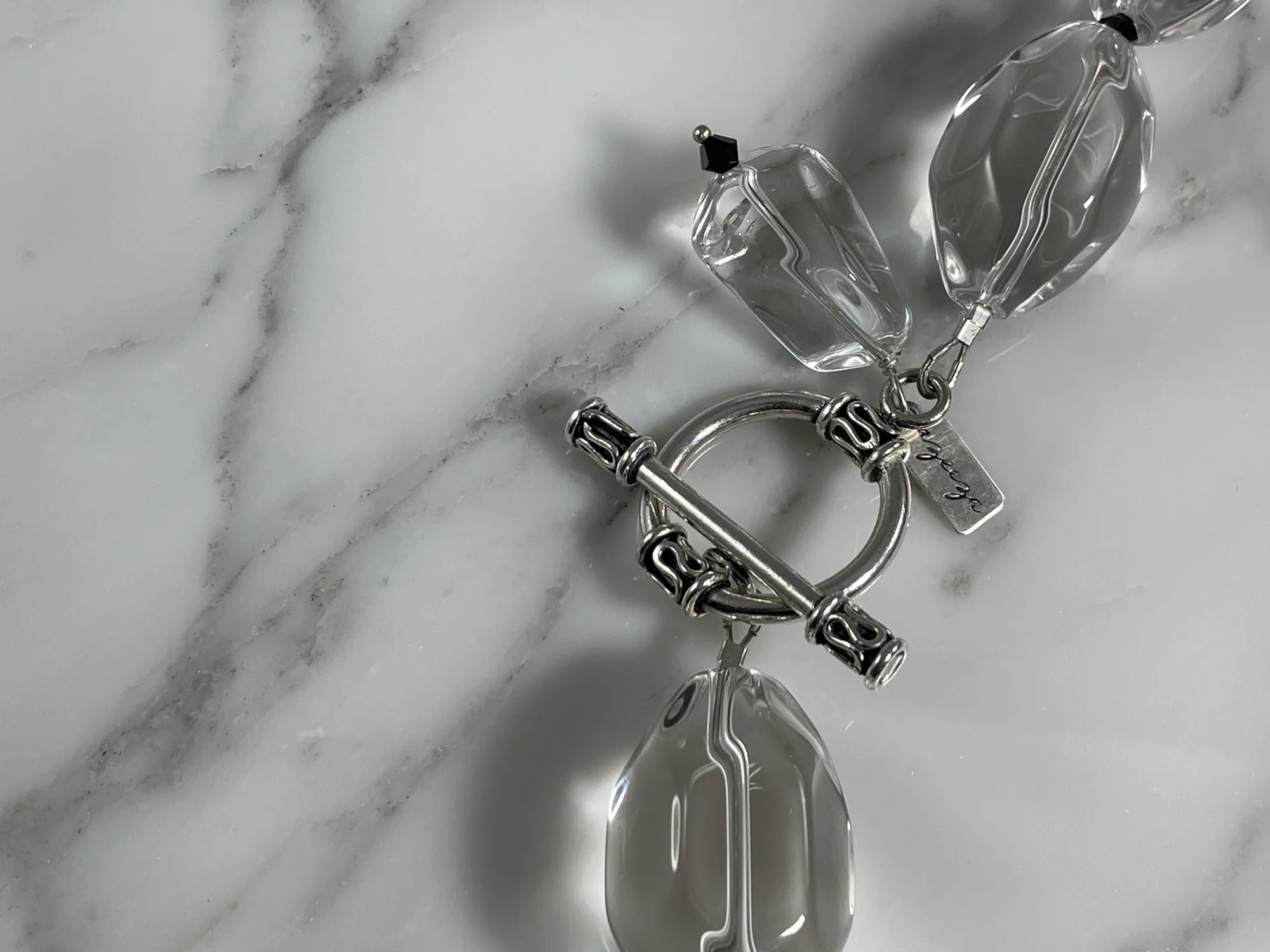 Clear Quartz Necklace view 3